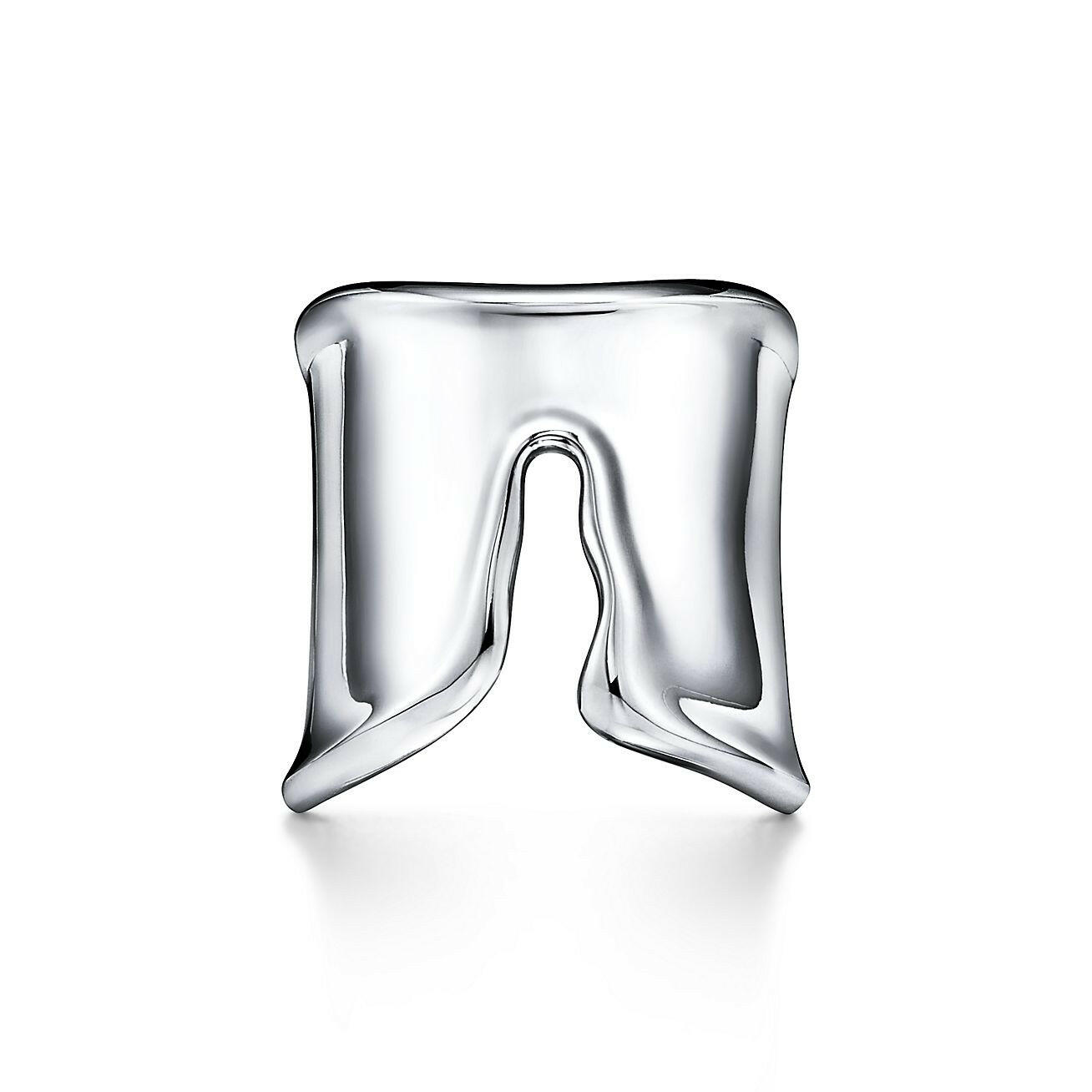 Silver Split Ring, Peretti Bone Ring